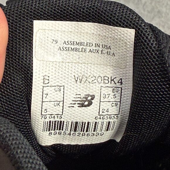 New Balance Shoes Womens Size 7 Miniumus Black Athletic Running Sneakers WX20BK4 - Picture 9 of 10